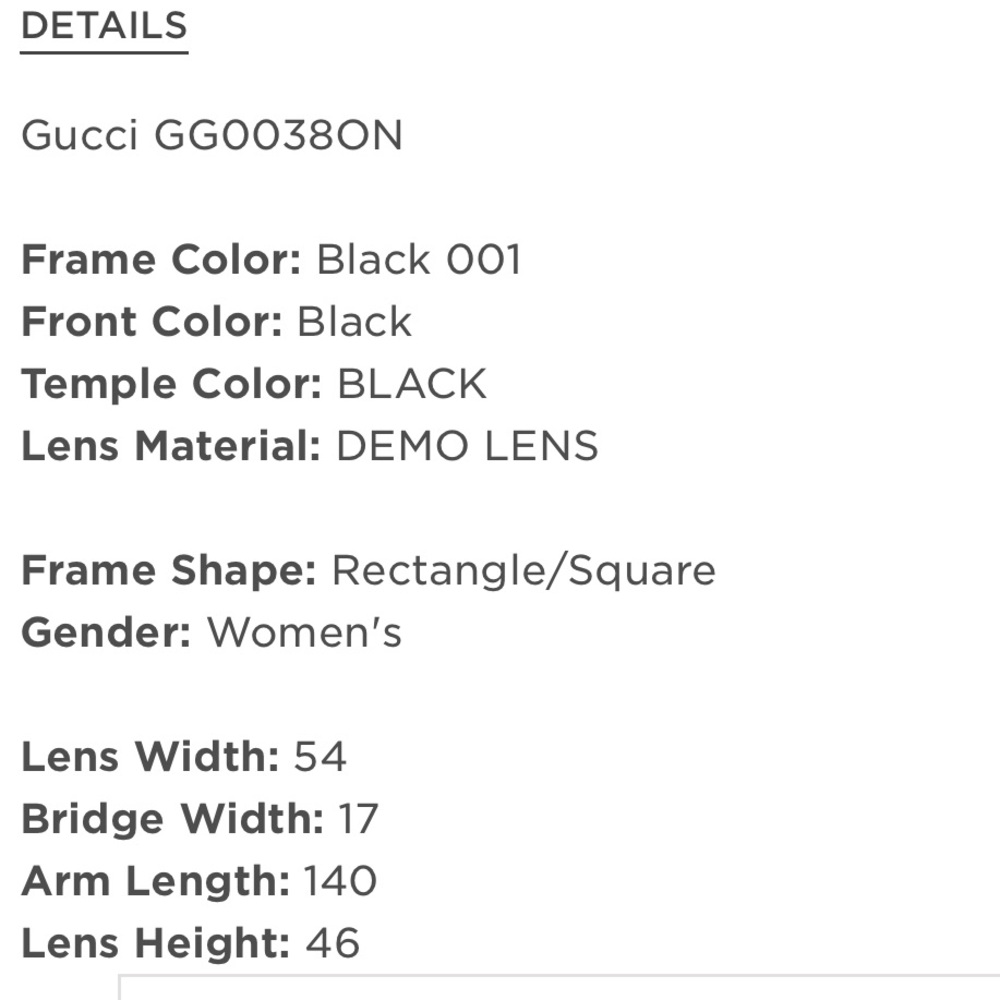 Gucci Glasses - Picture 2 of 8